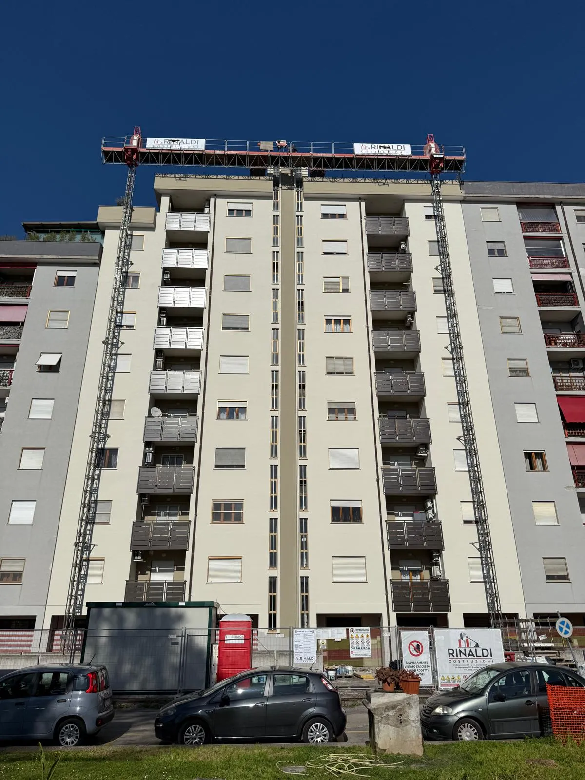 Dopo i lavori in Viale Le Corbusier